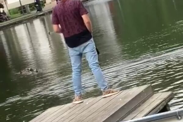 Nesimțire á la Cluj. Un tânăr „responsabil” și-a făcut nevoile în lacul Chios de față cu toată lumea