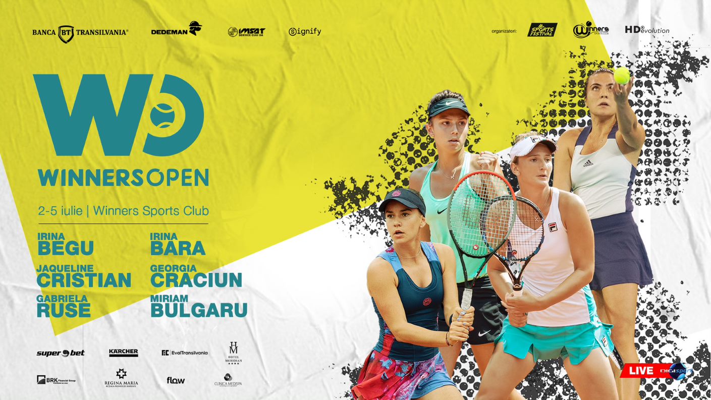 „Winners Open”, turneu de tenis organizat la început de iulie, la Cluj-Napoca