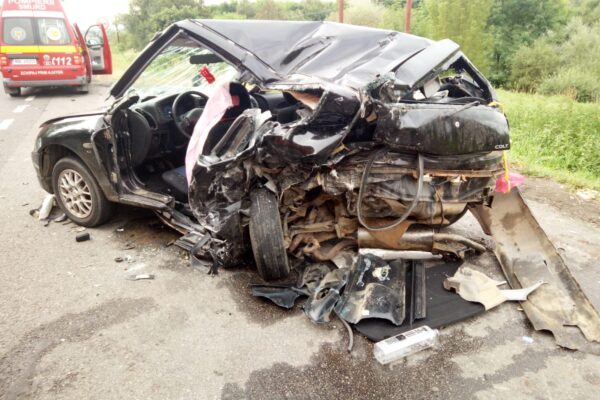 Accident grav la Gilău! Autorul conducea sub influența alcoolului!