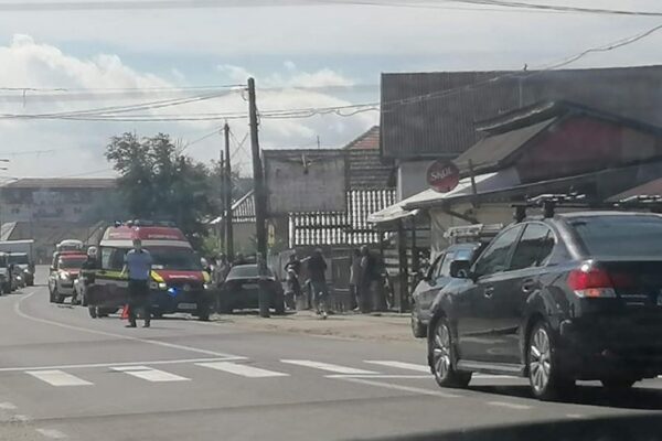 Accident cu trei mașini în Apahida