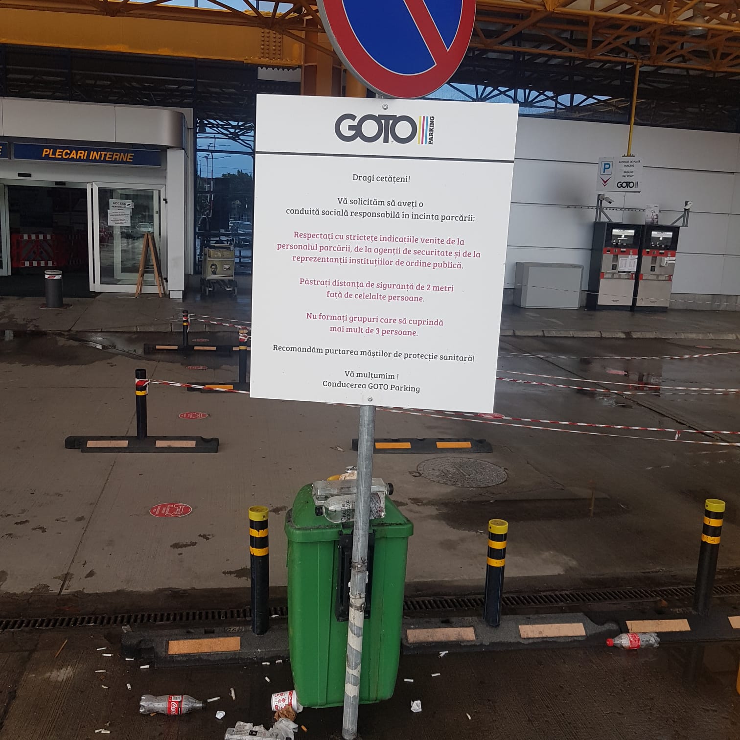 Ministrul Transporturilor a fost șocat de mizeria din parcarea Aeroportului Internațional Cluj Napoca!