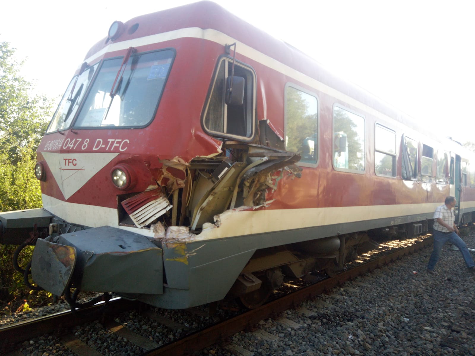 Accident de tren la Negreni.