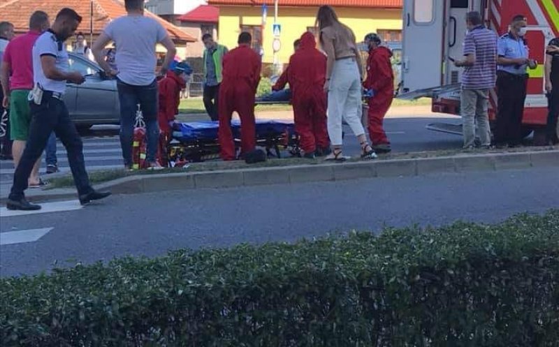 Accident pe Calea Turzii. O femeie a fost lovită pe trecerea de pietoni – FOTO
