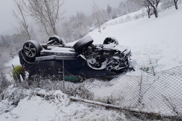 Accident pe Feleac! Iarna face primele victime! Atenție la cauciucurile de iarnă!