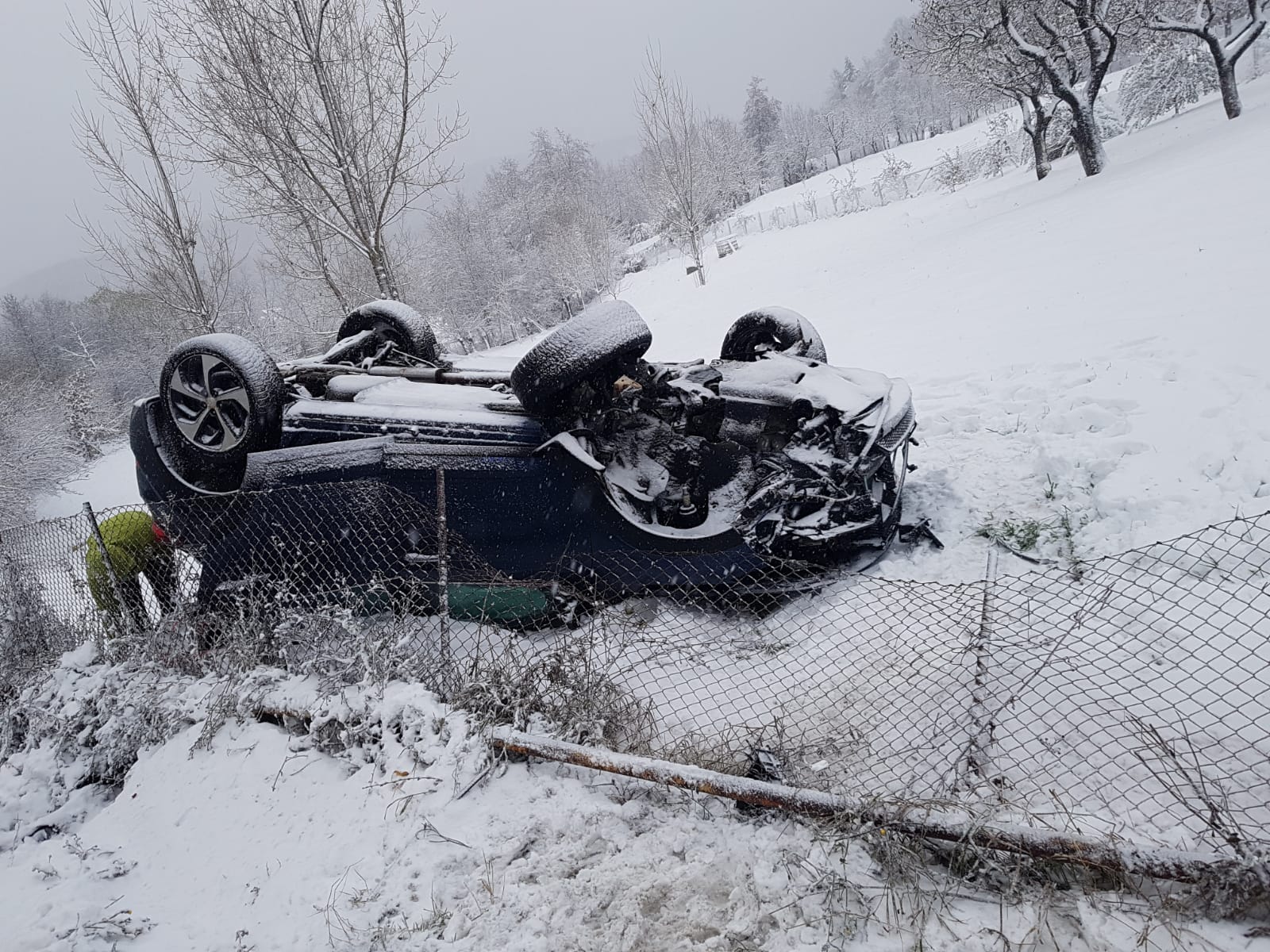 Accident pe Feleac! Iarna face primele victime! Atenție la cauciucurile de iarnă!