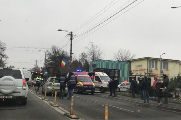 Accident în zona Iulius Mall! Victima un bătrân de 85 de ani, circula pe o trotinetă! VIDEO