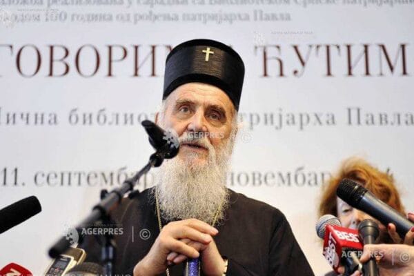 Patriarhul Irineu al Bisericii Ortodoxe din Serbia a murit de COVID-19