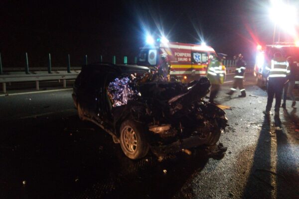 ACCIDENT GRAV la ieșirea de pe A3, către Nădășel! Un tânăr de 20 ani, în stare critică la spital!