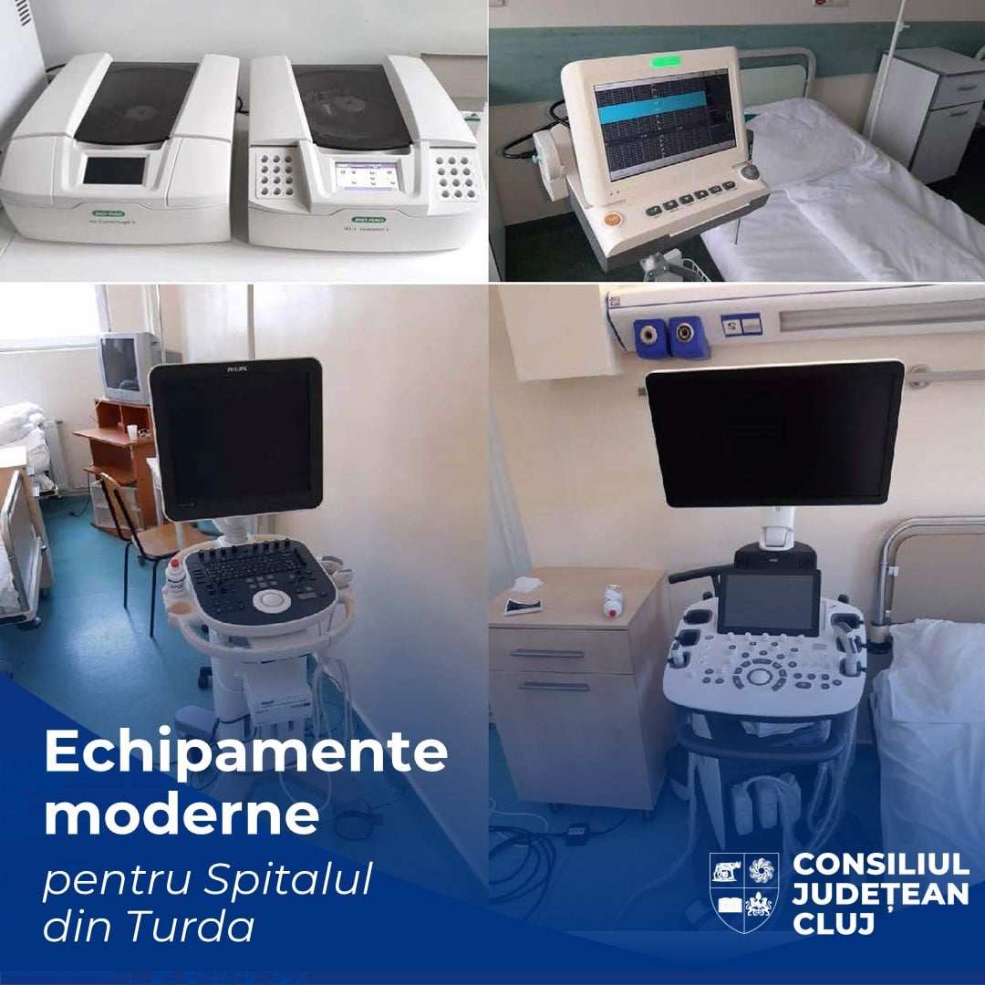 Șase echipamente medicale achiziționate pentru Spitalul Municipal Turda