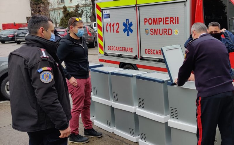 Sufletiștii de la Beard Brothers au donat pentru ISU Cluj 10 frigidere mobile pentru transportul vaccinului anti-COVID