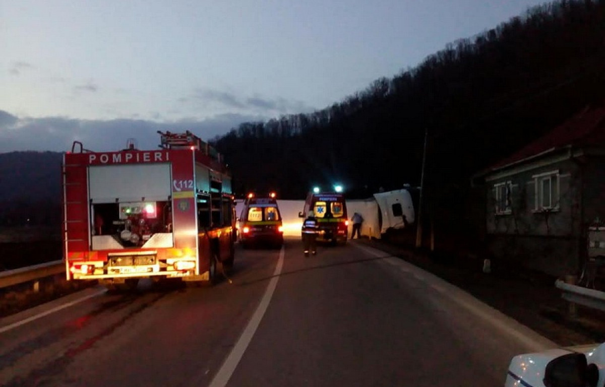 Accident mortal la Poieni! Circulația pe DN 1 este blocată!