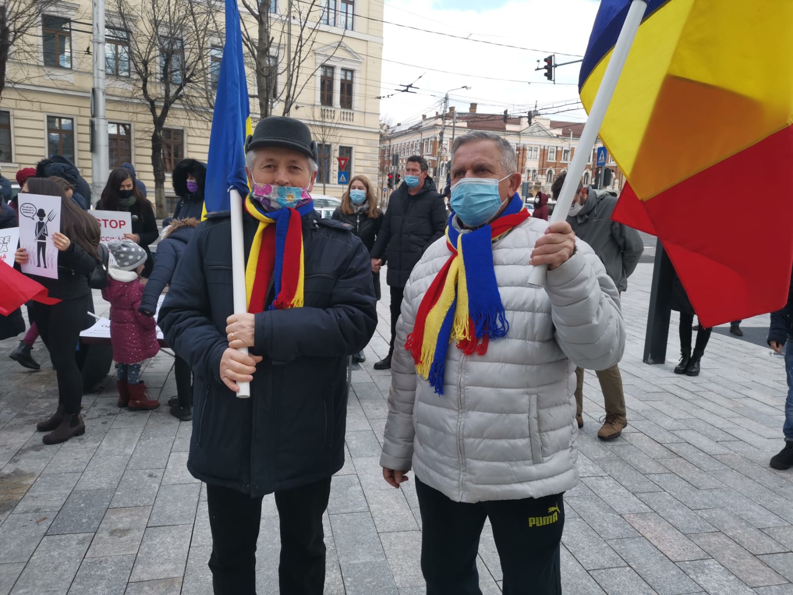 Funar de la PAUR la AUR. A participat la protestul AUR Cluj și a scandat ”Arafat arestat”!
