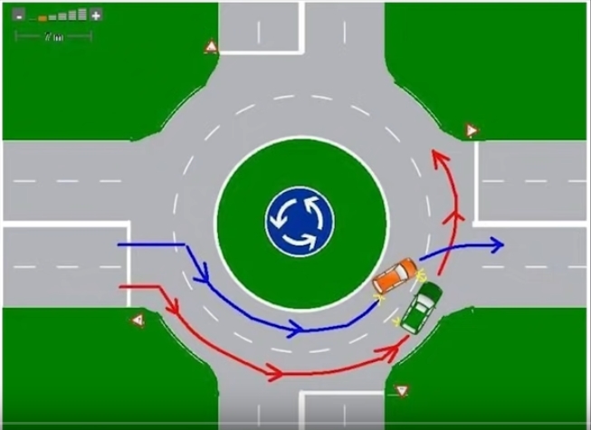 Ce spun judecătorii despre circulația în sensurile giratorii! Polițistul a greșit când a sărit să dea amenzi