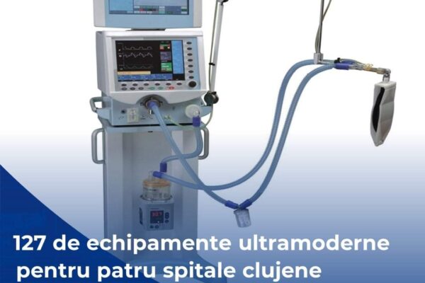 Peste 120 de echipamente medicale, achiziționate pentru patru spitale clujene