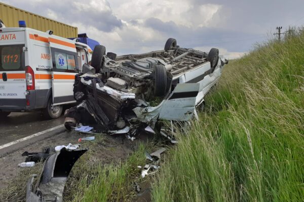 S-a declanșat Codul Roșu. Accident grav de circulație la Copăceni