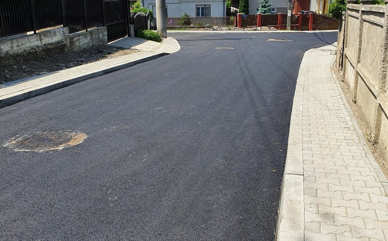 Au început asfaltările pe drumurile din Apahida