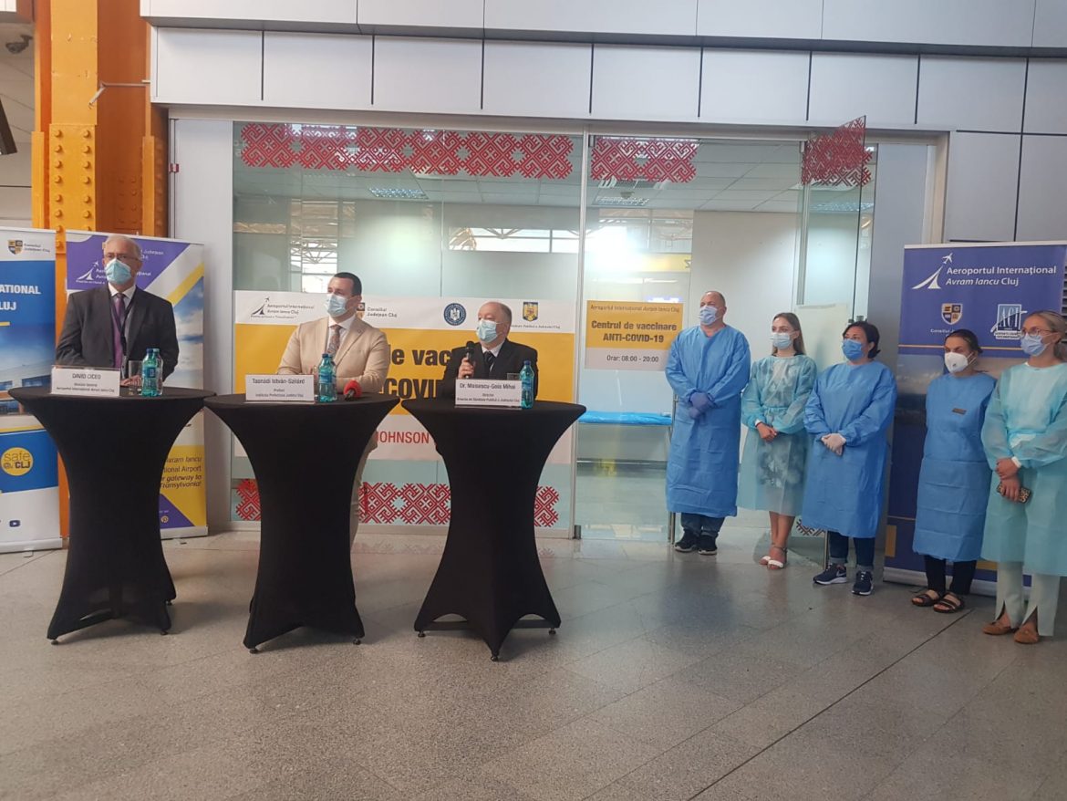 Aeroportul Internațional „Avram Iancu” Cluj și-a deschis centrul de vaccinare împotriva COVID_19