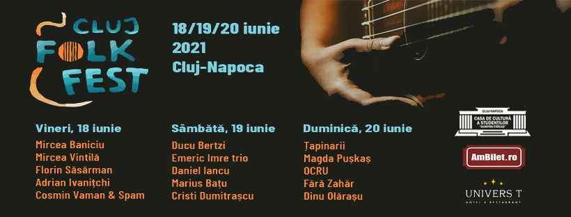 Azi începe prima ediție Cluj Folk Fest! Trei zile magice pe scena Casei de Cultură a Studenților!
