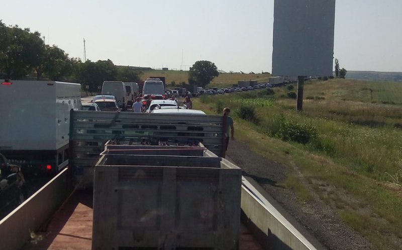 Trafic bară la bară între Cluj-Napoca – Turda din cauza lucrărilor la drum