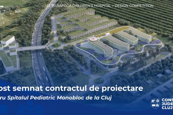 S-a semnat contractul de proiectare pentru Spitalul Pediatric Monobloc din Cluj