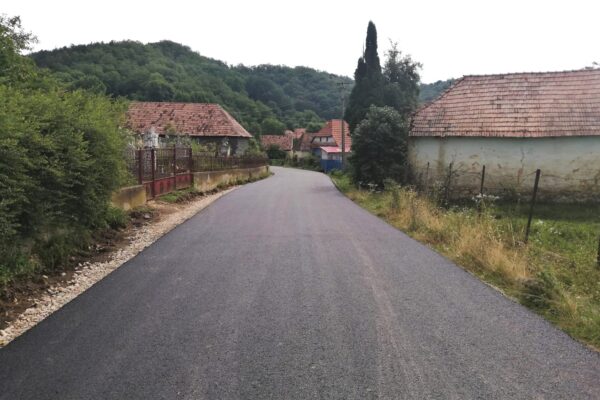 Cel mai sudic drum județean din Cluj care face legătură cu județul Alba, asfaltat integral