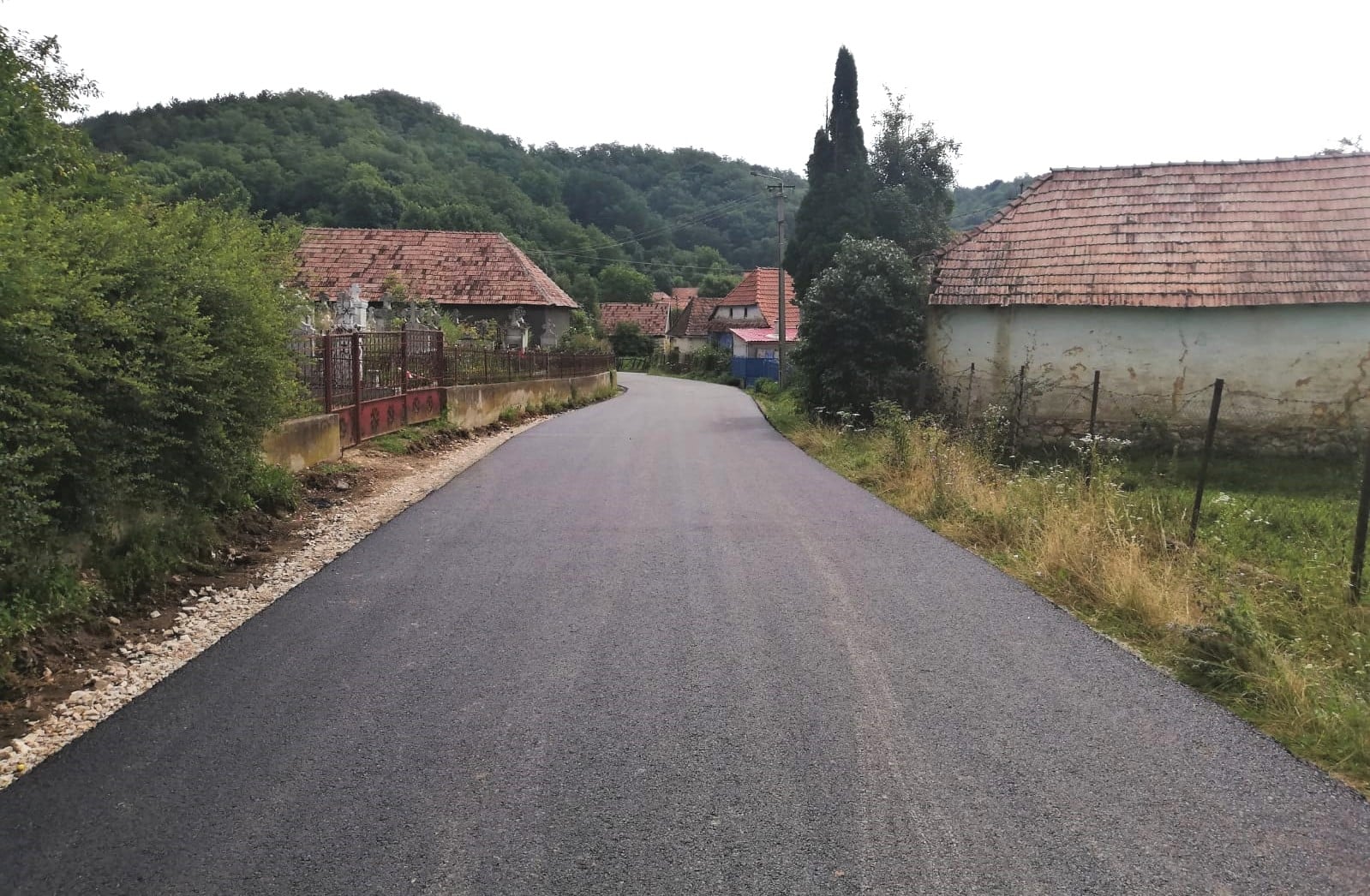 Cel mai sudic drum județean din Cluj care face legătură cu județul Alba, asfaltat integral