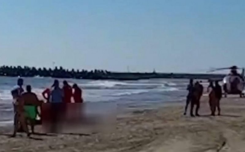 A murit bărbatul din Turda care a sărit în mare la Neptun pentru a-și salva copilul