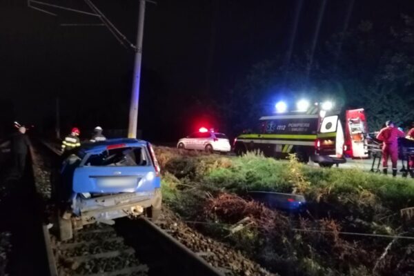 Accident grav în cursul nopții la marginea Clujului. Traficul feroviar a fost afectat