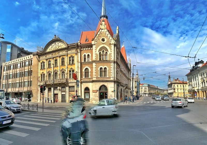 Parfum de odinioară în Clujul anilor 60. Vedere de pe strada Barițiu – FOTO