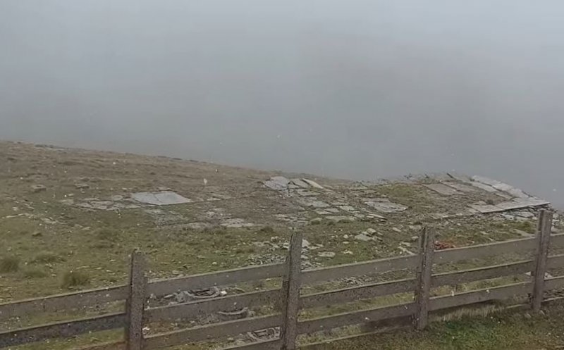 Prima ninsoare în România, la început de septembrie. Unde a avut loc?
