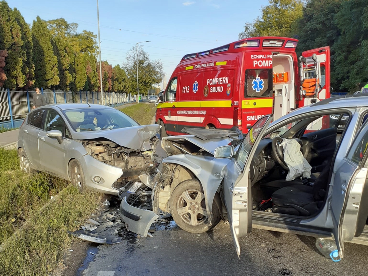 Se circulă cu mare greutate la intrarea în Cluj Napoca dinspre Florești. Grav accident de circulație