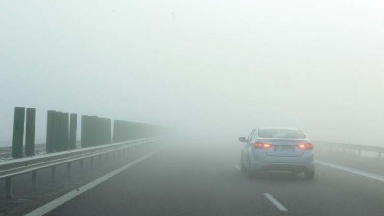 ATENȚIONARE COD GALBEN de ceaţă densă în judeţul Cluj