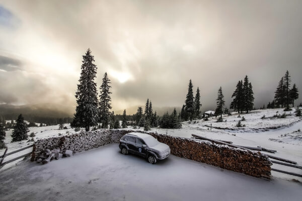 A nins la Vlădeasa și s-a înregistrat -9 grade Celsius