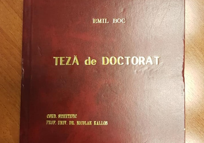 La câte doctorate s-a înscris primarul Emil Boc și pe care l-a finalizat. Doctoratul în opt ani și jumătate. Ungureanu pregătește banii