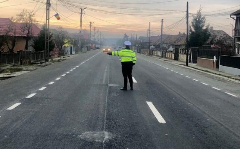 Șofer urmărit ca-n filme noaptea trecută de poliție pe străzile din Cluj-Napoca. A fost și băut la volan