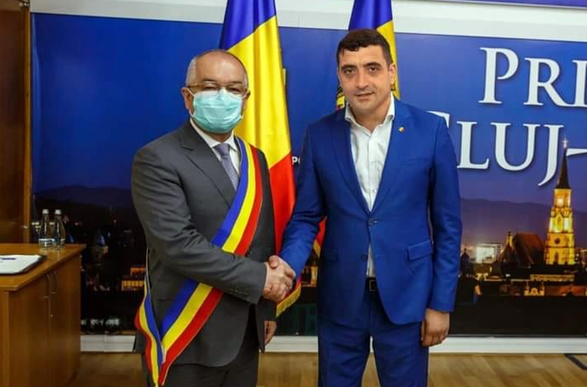 Fotografia anului în România. Emil Boc alături de liderul AUR. E fake news?