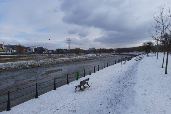 COD GALBEN de ninsori abundente și viscol la Cluj