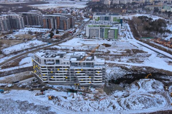 Cum se vede din dronă noul cartier al Clujului fără drumuri asfaltate, Sopor – VIDEO
