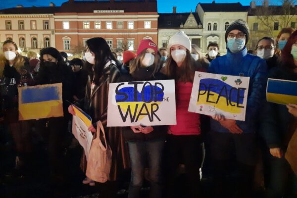 Ucrainenii din Cluj ies astăzi în stradă pentru pace, după ultimele atacuri ale Rusiei!