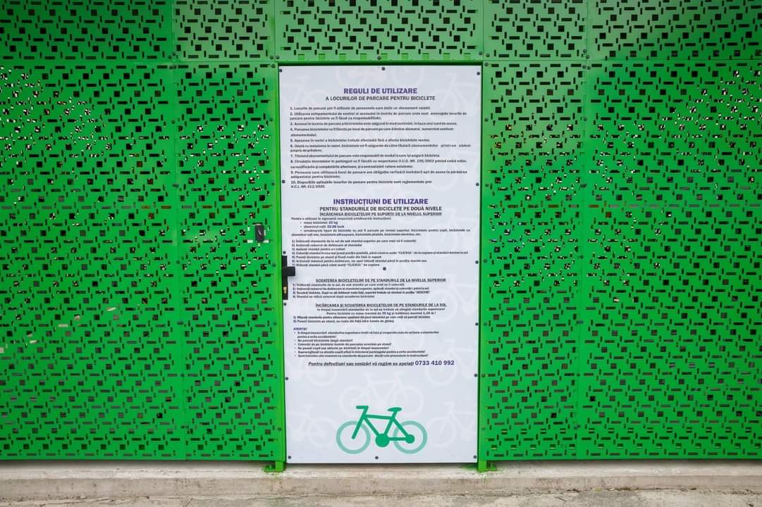 Veste bună pentru bicicliștii clujeni. Noi spații metalice securizate pentru biciclete vor fi construite
