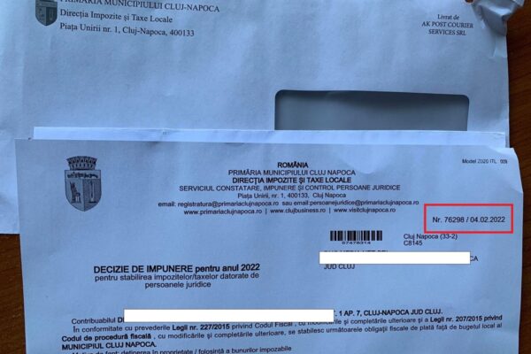 Primăria Cluj toacă milioane de lei pe scrisori inutile trimise clujenilor. Costă șase lei un plic și se trimit zeci de mii de scrisori