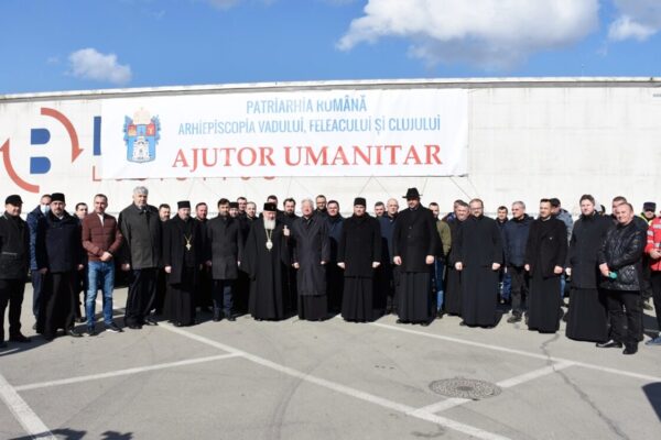 Mitropolia Clujului s-a mobilizat exemplar. Au fost trimise în Ucraina peste 150 de tone de alimente
