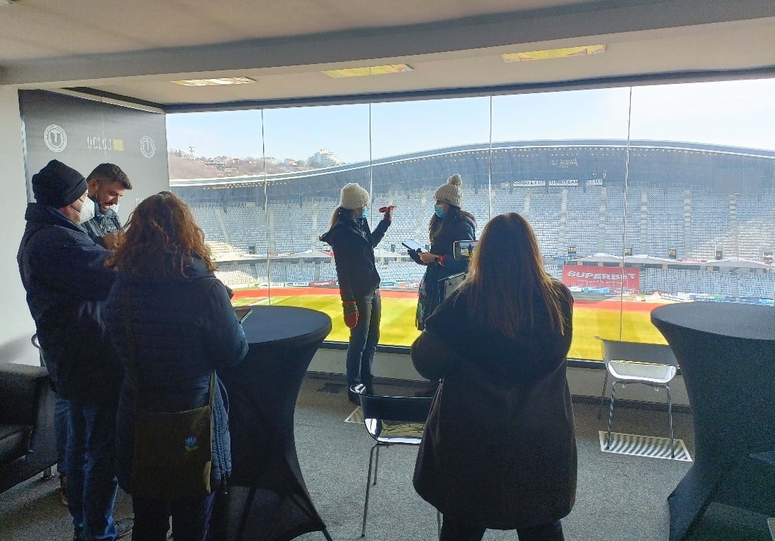 Delegație UEFA în inspecție pe stadioanele din Cluj-Napoca pentru găzduirea Europeanului de Tineret din 2023