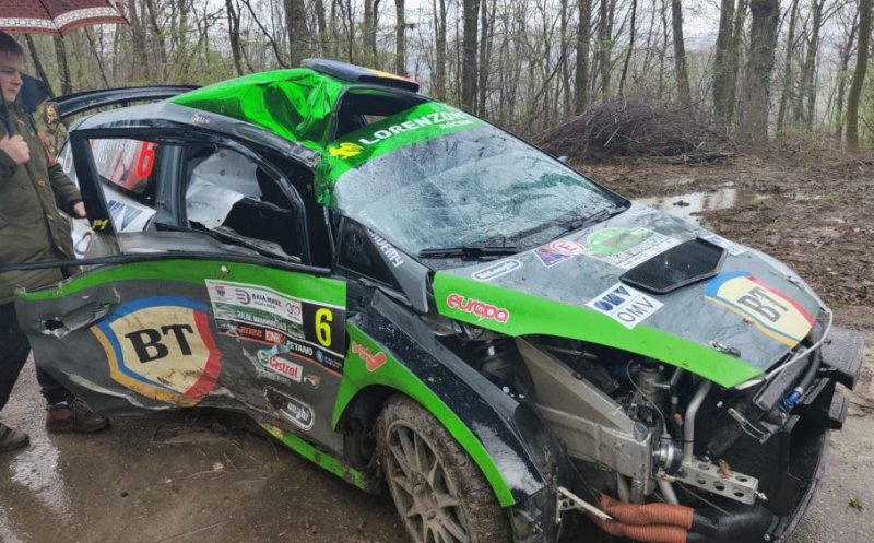Accident grav la Raliul Maramureșului. Un echipaj clujean a fost implicat