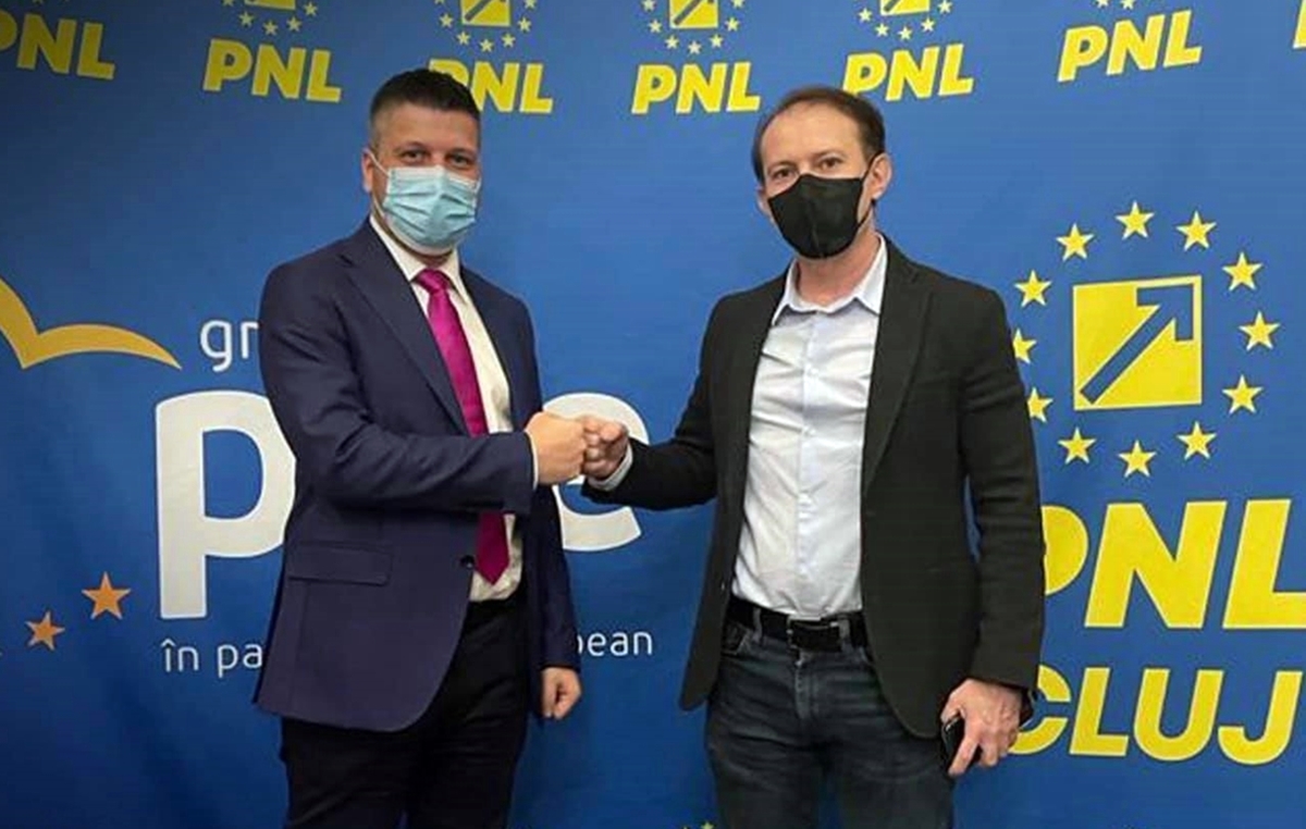 Fariseii politici ai Clujului. Azi, deputatul PNL Sorin Dan Moldovan. ”Mult succes Florine”