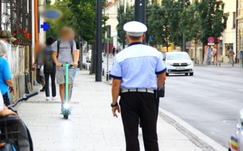 Amenzi de mii de euro acordate bicicliștilor și trotinetiștilor din Cluj