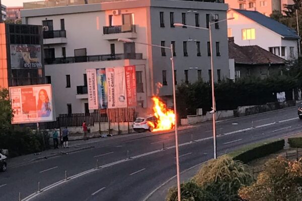 Accident pe Calea Turzii din Cluj Napoca. Șoferul era beat