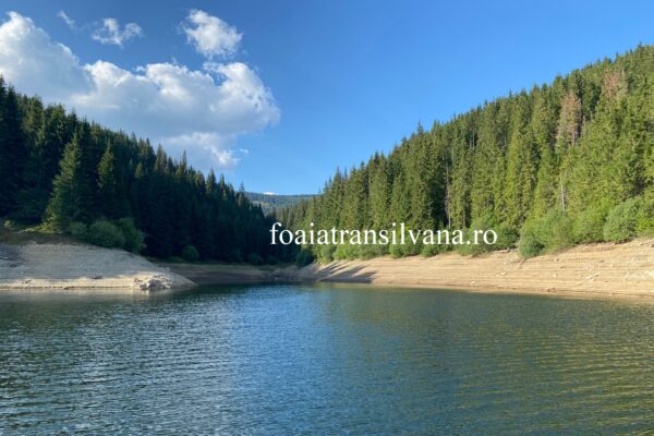 Lacul Beliș-Fântânele, afectat de secetă! Nivelul apei a scăzut vizibil – FOTO