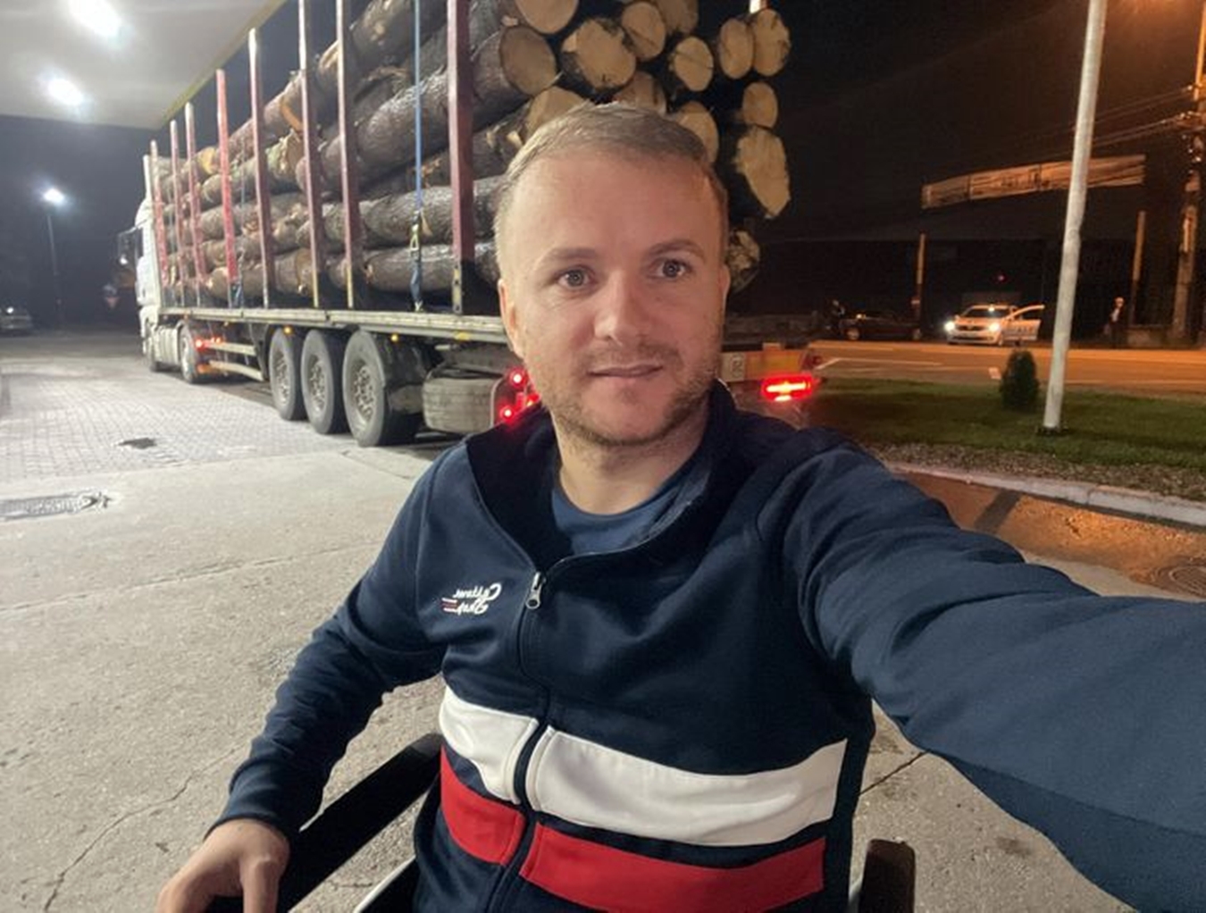 Camion cu lemne furate oprit la Cluj, de cel mai tare activist de mediu din România. Polițiștii din trei județe nu au văzut nimic suspect