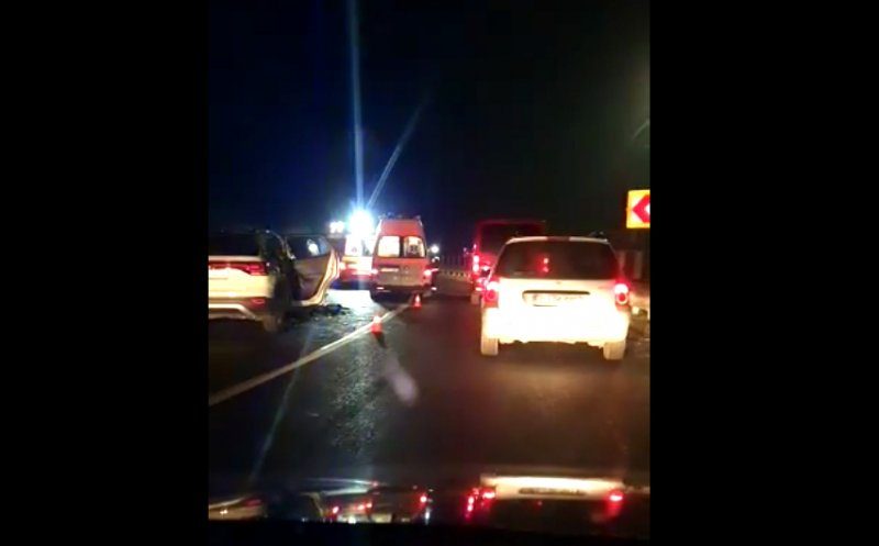 ACCIDENT GRAV cu cinci  victime pe Autostrada Transilvania – VIDEO